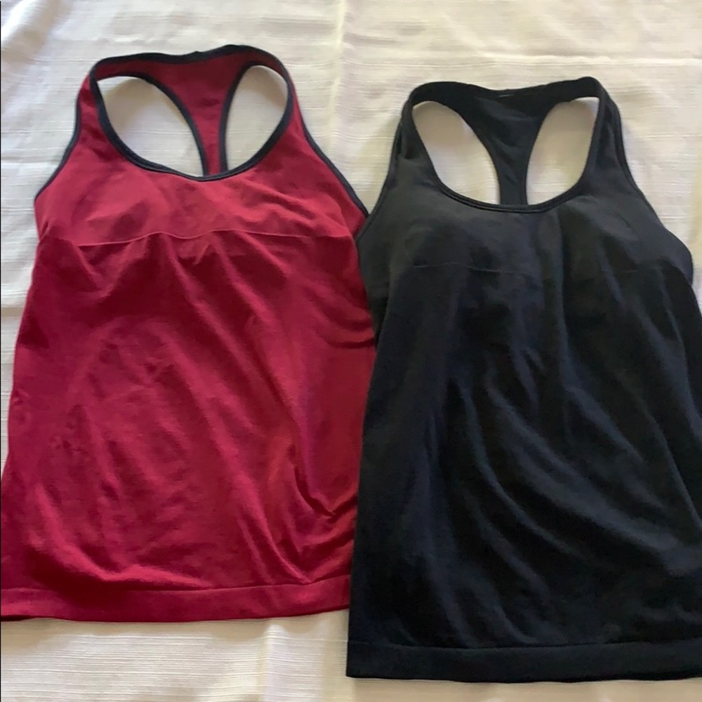 Two Lululemon tanks